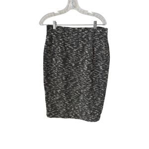 Lafayette 148 New York Tweed Pencil Skirt Size 10